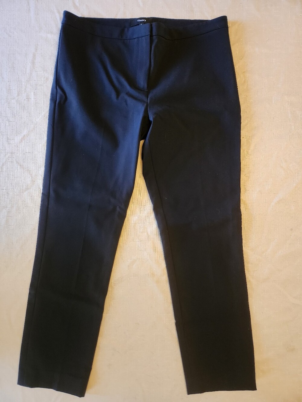 Theory Black Cigarette Ankle Pants